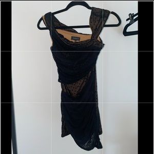 Black star dress